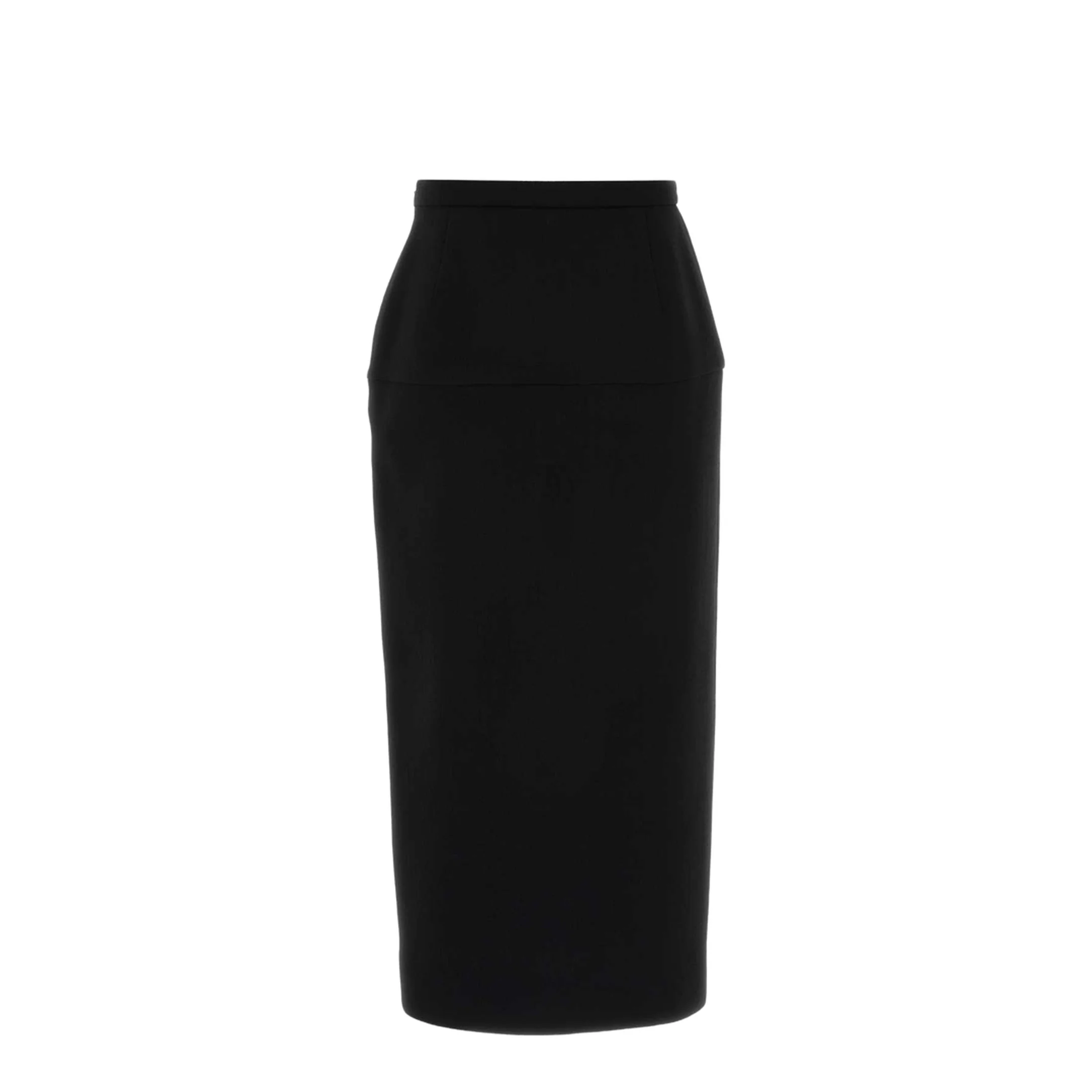 Black Wool Skirt - Image 2