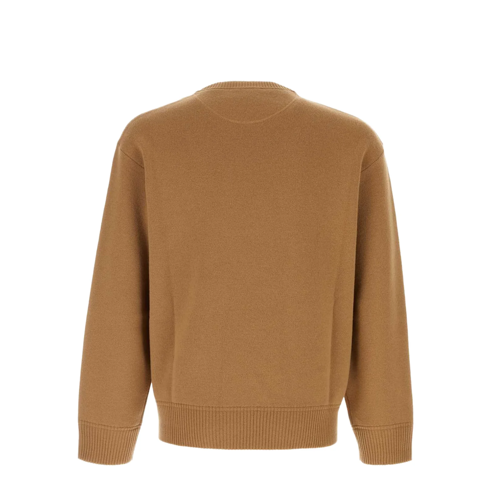 Embroidered Round Neck Wool Sweater - Image 2