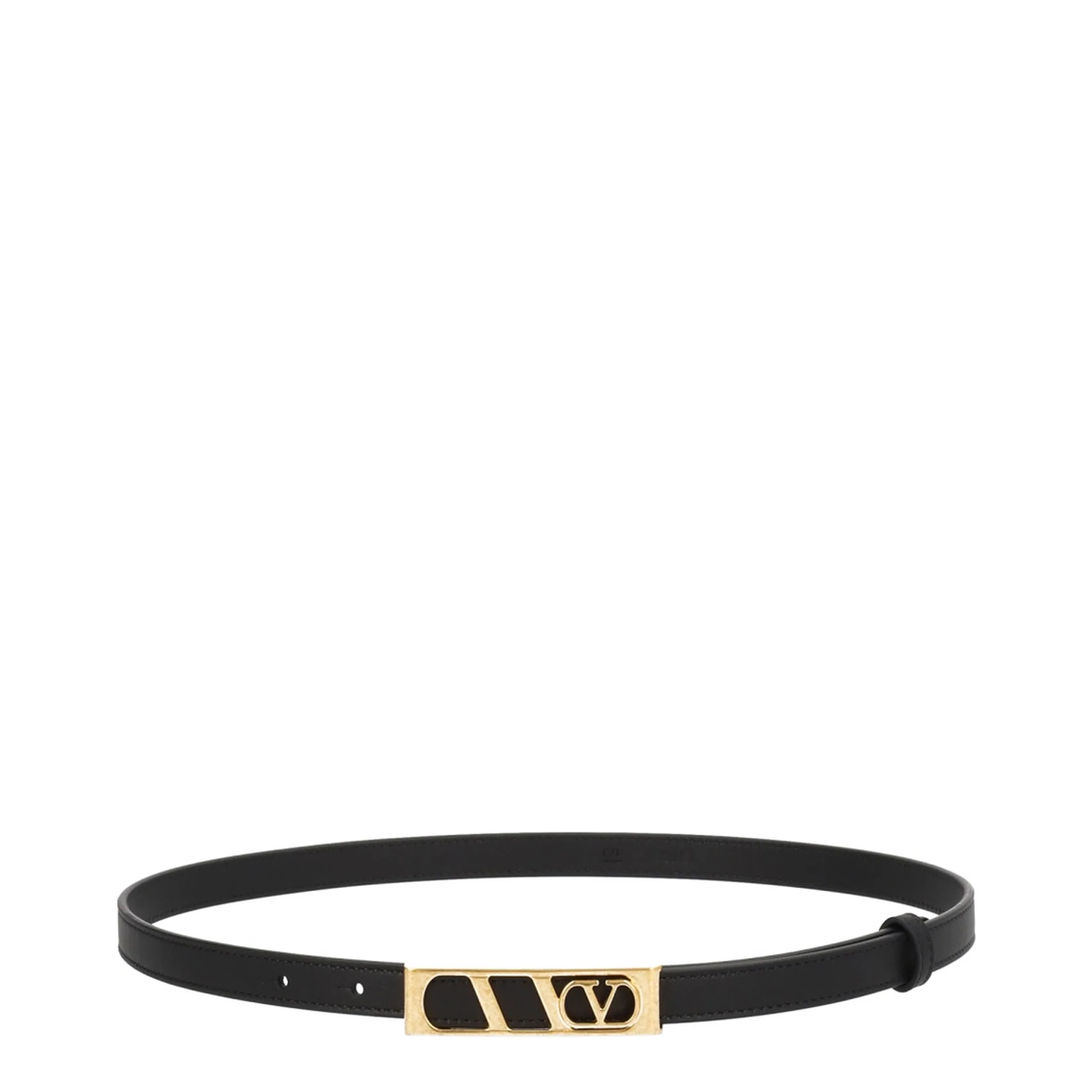 Leather Belt In Black