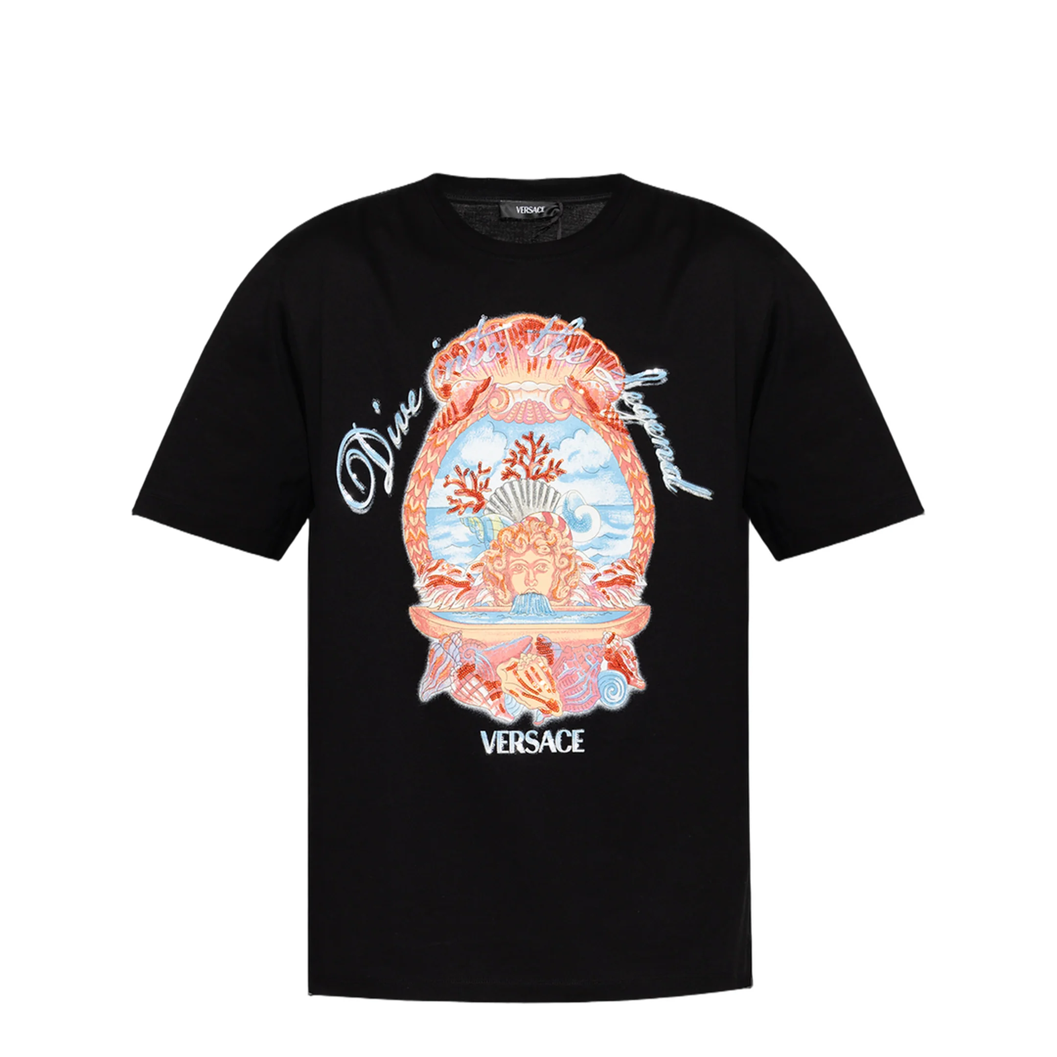 T-shirt with colorful print