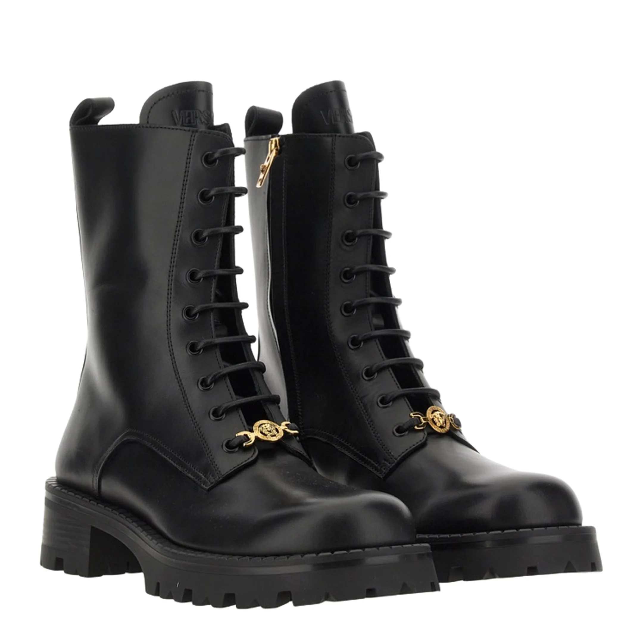Vagabond Lace-Up Army Boots - Image 2